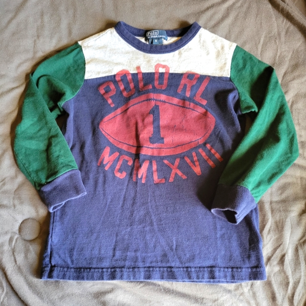 Polo Ralph Lauren long sleeve top size 5 excellent condition